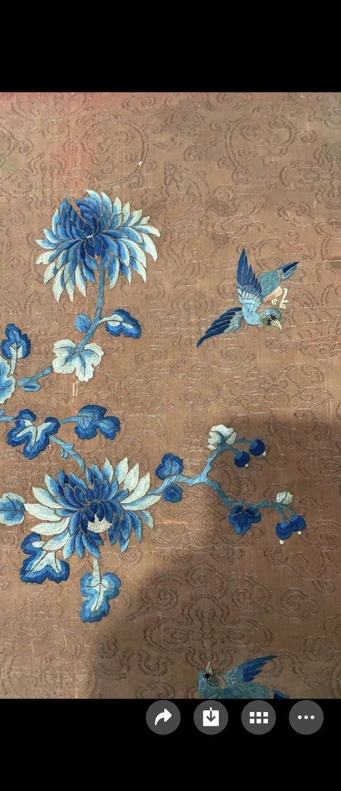 古玩雜項蘇繡花鳥真品鑒賞圖