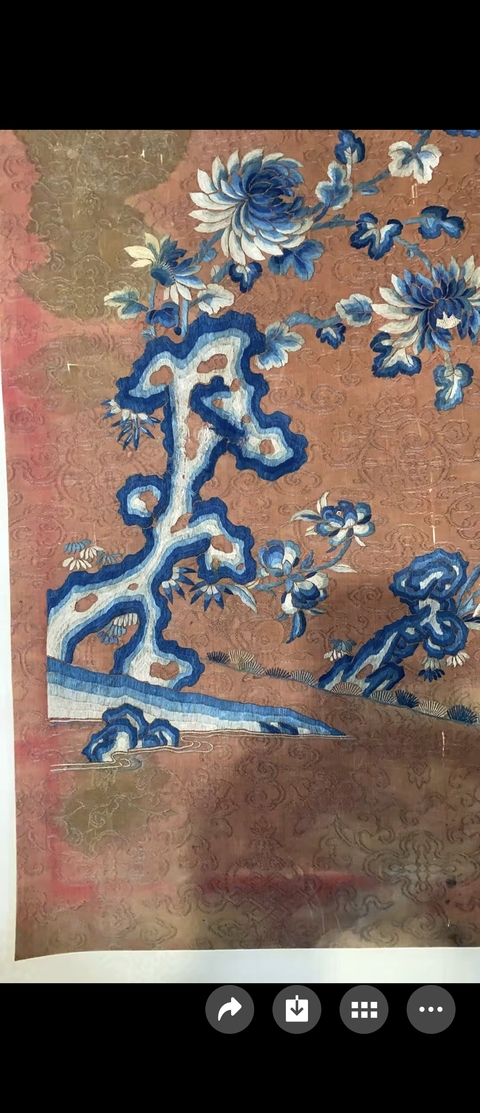 古玩雜項蘇繡花鳥真品鑒賞圖