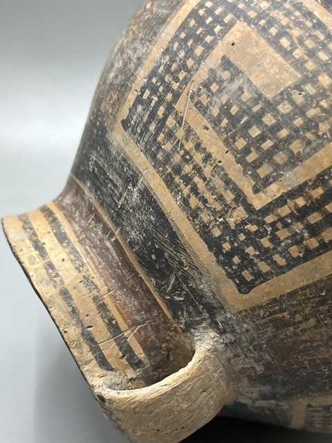 古玩陶瓷文化期彩陶雙系罐真品鑒賞圖