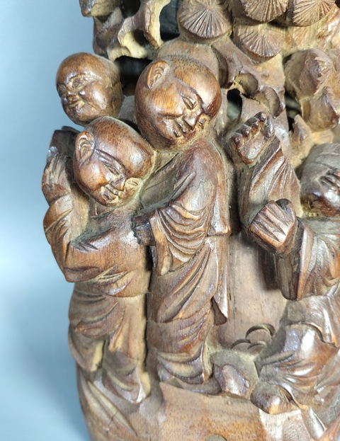 古玩雜項竹雕擺件真品鑒賞圖