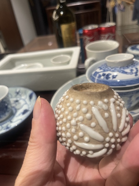 古玩陶瓷珍珠釉水盂真品鑒賞圖