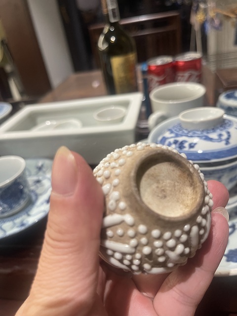 古玩陶瓷珍珠釉水盂真品鑒賞圖