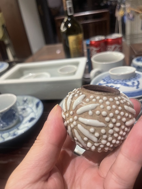 古玩陶瓷珍珠釉水盂真品鑒賞圖