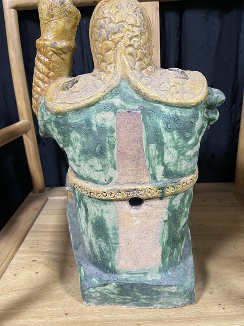 古玩陶瓷琉璃釉人物造像真品鑒賞圖