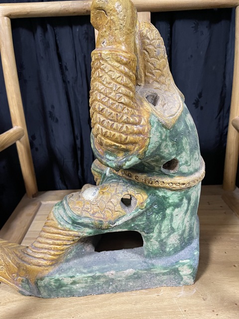 古玩陶瓷琉璃釉人物造像真品鑒賞圖