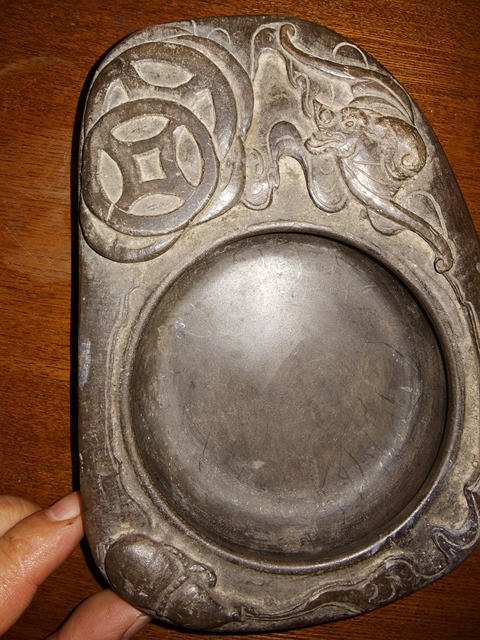 古玩雜項澄泥硯真品鑒賞圖