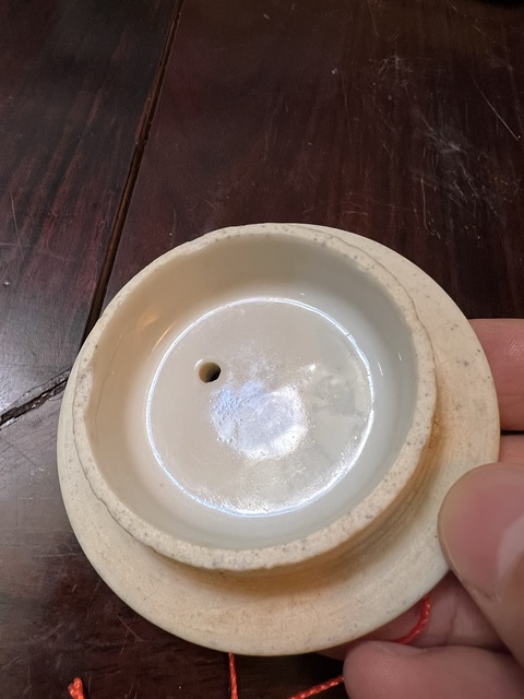 古玩陶瓷花鳥詩紋執壺真品鑒賞圖