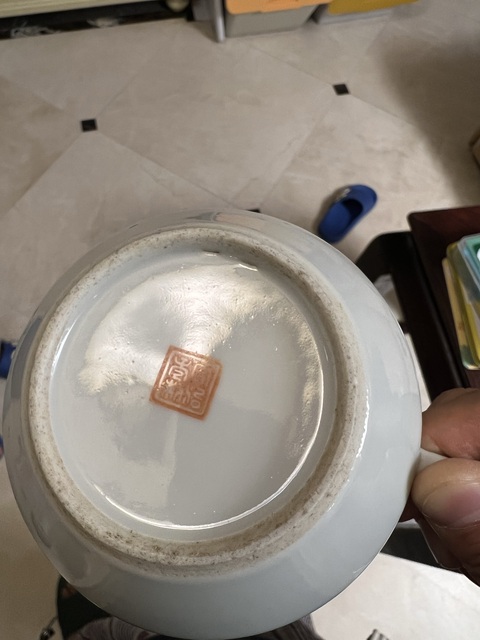 古玩陶瓷花鳥詩紋執壺真品鑒賞圖
