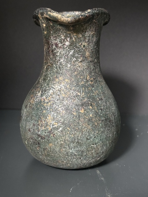 古玩陶瓷薩珊王朝·琉璃壺真品鑒賞圖