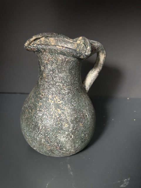 古玩陶瓷薩珊王朝·琉璃壺真品鑒賞圖