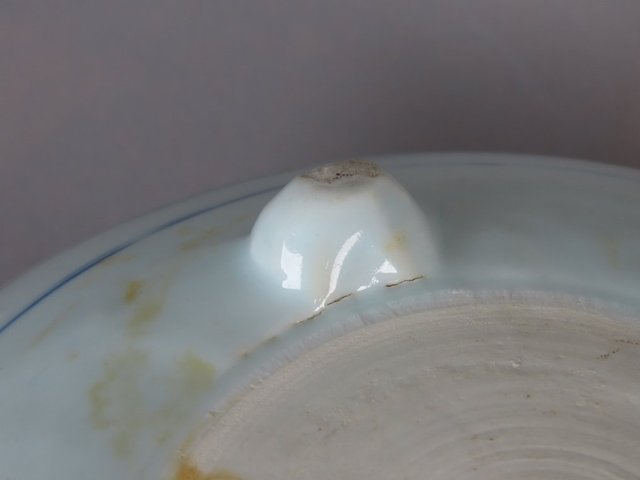 古玩陶瓷山水紋青花三足香爐真品鑒賞圖