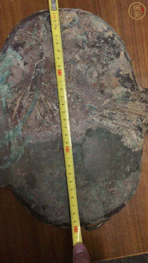 古玩銅器漢代青銅扁壺真品鑒賞圖