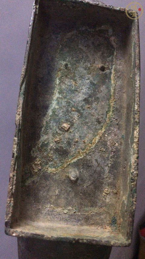 古玩銅器漢代青銅扁壺真品鑒賞圖