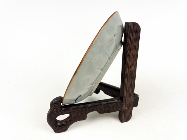 古玩陶瓷清康熙·青花執蓮童子杯碟拍賣，當前價格979元