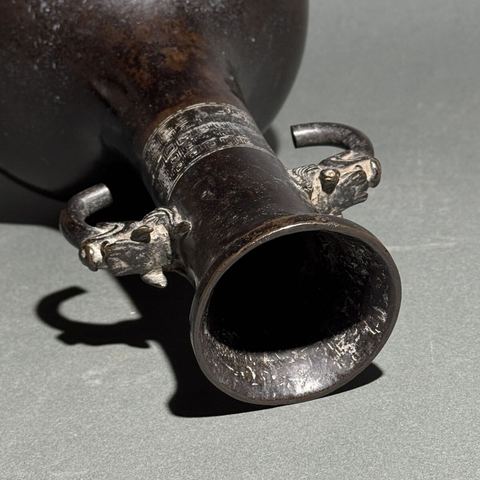 古玩銅器銅瓶真品鑒賞圖