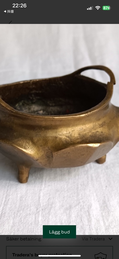 古玩銅器銅爐真品鑒賞圖