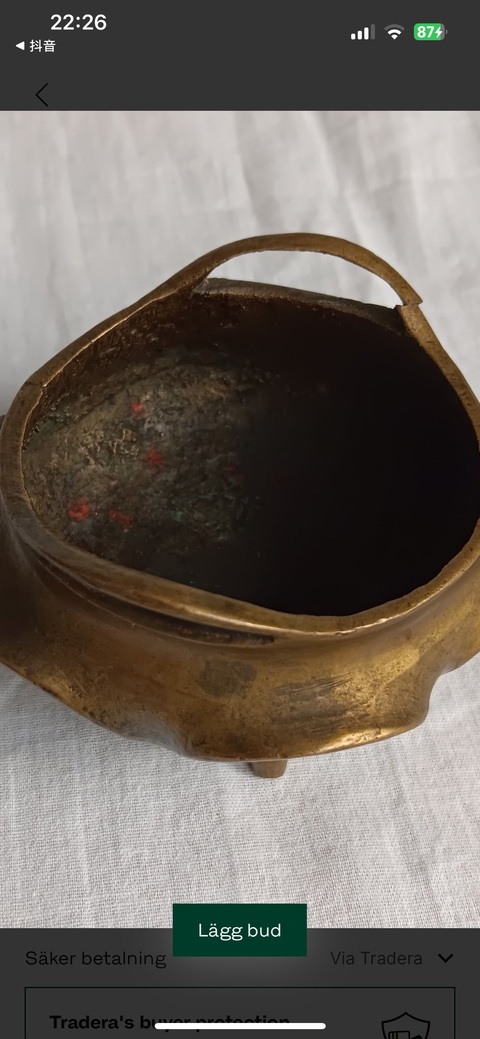 古玩銅器銅爐真品鑒賞圖