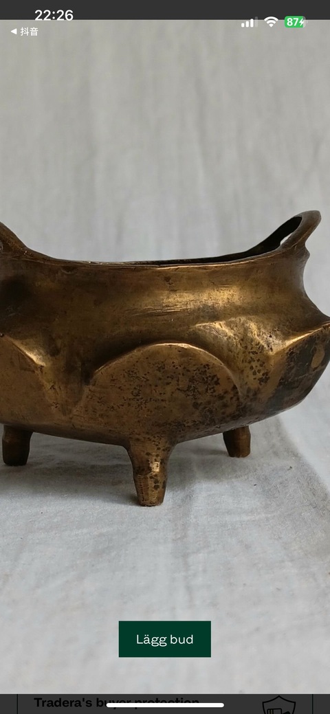 古玩銅器銅爐真品鑒賞圖