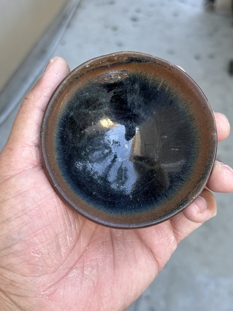 古玩陶瓷建窯茶盞真品鑒賞圖