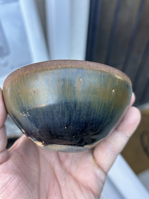古玩陶瓷建窯茶盞真品鑒賞圖