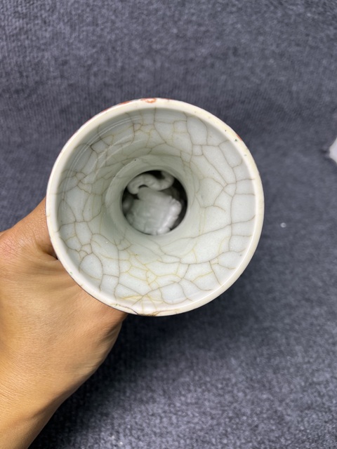 古玩陶瓷哥釉五彩人物故事紋琵琶瓶拍賣,當(dāng)前價格3588元