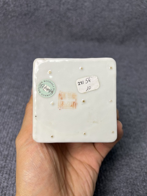 古玩陶瓷粉彩人物故事紋水盂拍賣,當前價格4588元