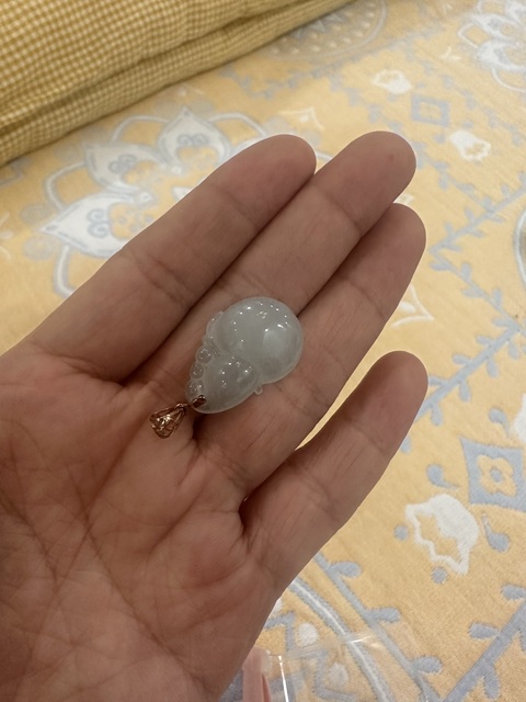 古玩玉器和田玉雕“觀音牌”真品鑒賞圖