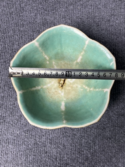 古玩陶瓷內松石綠釉外粉彩一鷺連科紋供碗拍賣,當前價格2688元