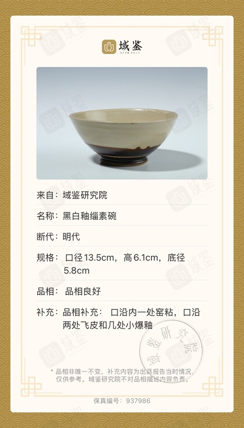 古玩陶瓷明碗真品鑒賞圖