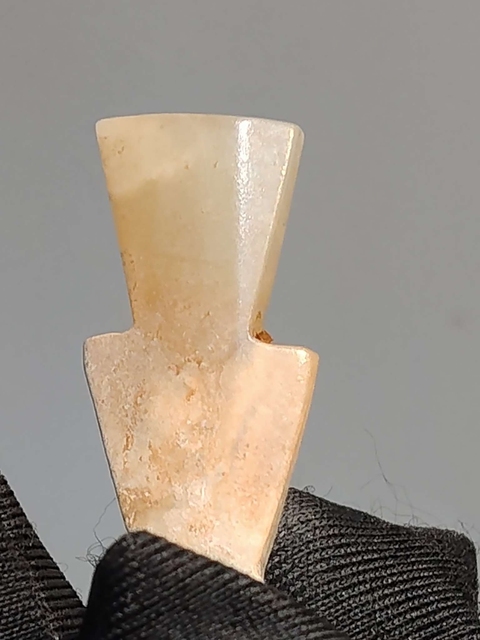 古玩玉器做舊仿古“玉翁仲”真品鑒賞圖