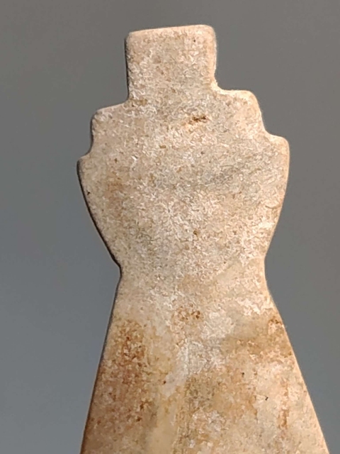 古玩玉器做舊仿古“玉翁仲”真品鑒賞圖