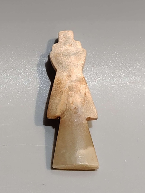 古玩玉器做舊仿古“玉翁仲”真品鑒賞圖