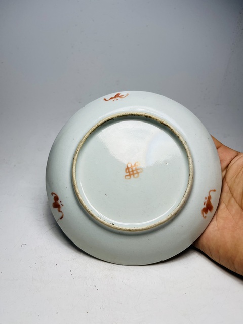 古玩陶瓷(細(xì)路精品)粉彩竹詩紋盤拍賣,當(dāng)前價格0元