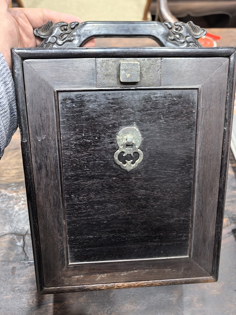 古玩雜項提匣真品鑒賞圖