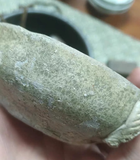 古玩陶瓷青瓷杯真品鑒賞圖