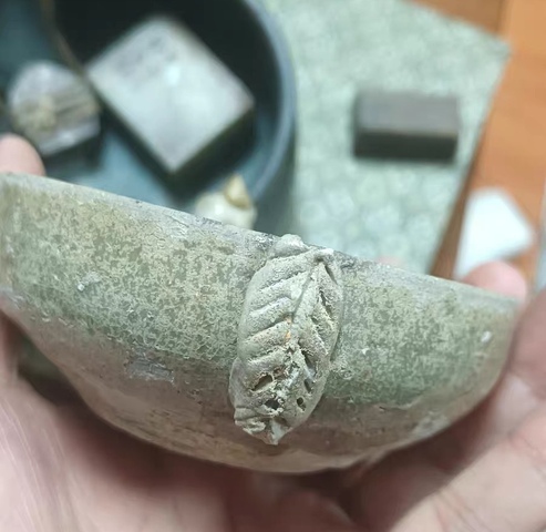 古玩陶瓷青瓷杯真品鑒賞圖