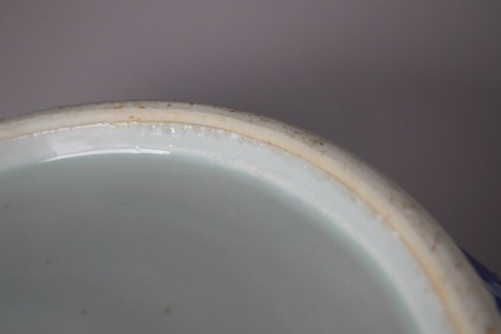 古玩陶瓷馬紋青花碗真品鑒賞圖