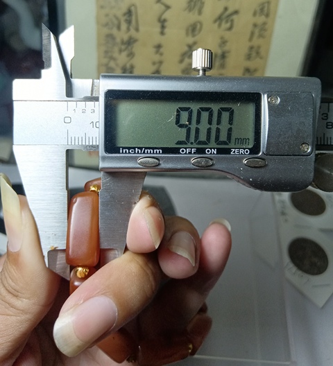 古玩玉器天然紅瑪瑙珠串真品鑒賞圖