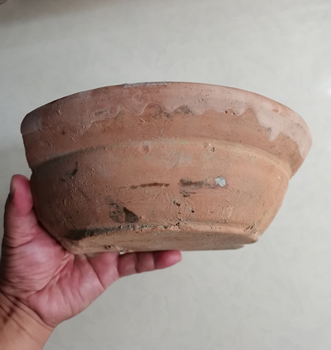 古玩陶瓷遼三彩大盤拍賣，當前價格0元