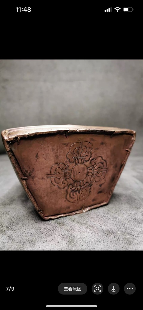 古玩銅器銅上師像真品鑒賞圖