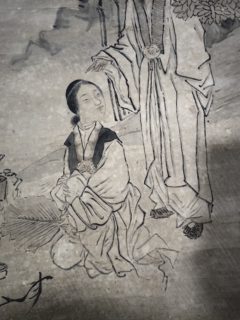 古玩字畫煮茶圖真品鑒賞圖