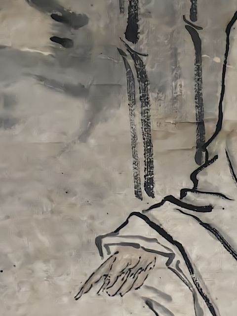古玩字畫煮茶圖真品鑒賞圖