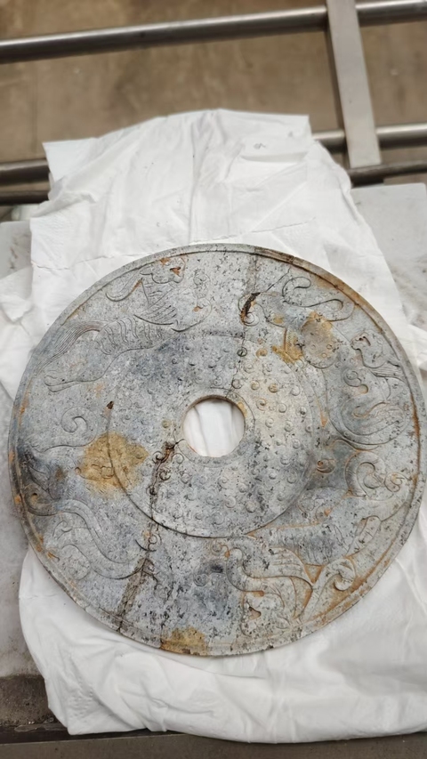 古玩玉器仿古玉璧真品鑒賞圖