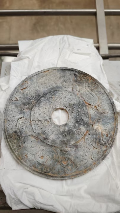 古玩玉器仿古玉璧真品鑒賞圖