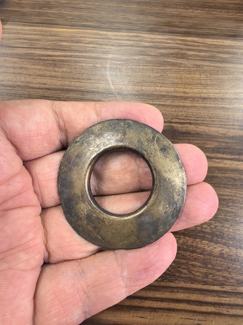 古玩銅器銅環真品鑒賞圖