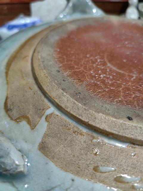 古玩陶瓷青釉八卦鼓丁爐真品鑒賞圖