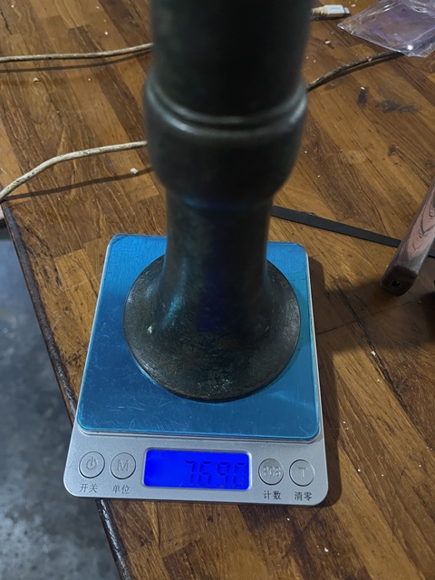 古玩銅器銅花觚真品鑒賞圖