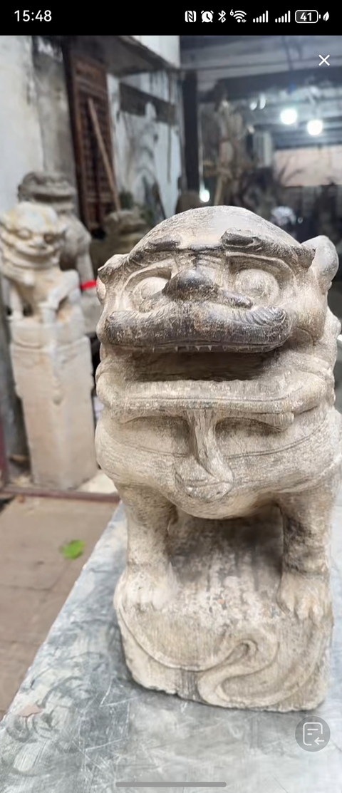 古玩雜項獅子擺件真品鑒賞圖