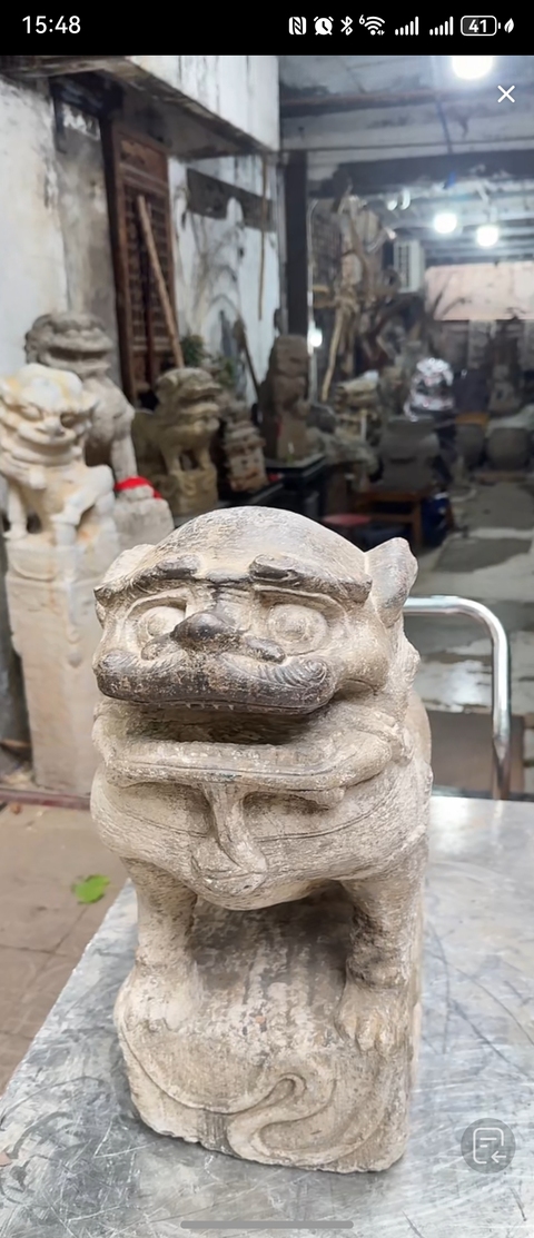 古玩雜項獅子擺件真品鑒賞圖