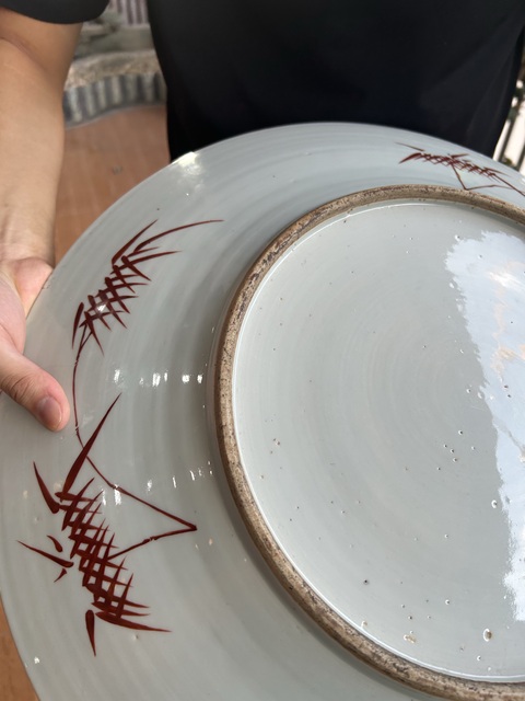 古玩陶瓷松鹿紋盤真品鑒賞圖